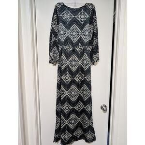 Alice + Olivia Diamond Mosaic Maxi Dress SIZE 4
